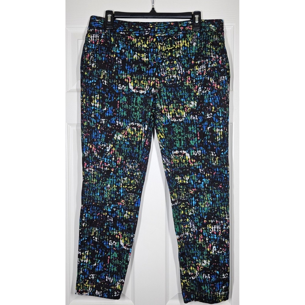 Derek Lam For Design Nation 12 Rio Crop Capri Pants Nightshade Statement Piece - Picture 1 of 11